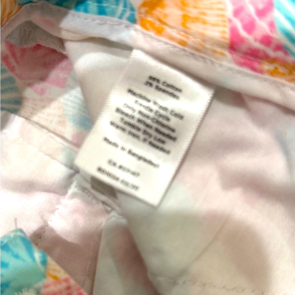 Talbots Multicolor Shell Print Women’s Shorts - Picture 4 of 5